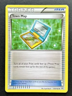Pokemon Card Town Map XY - BREAKthrough 150/162 MP - Image 1