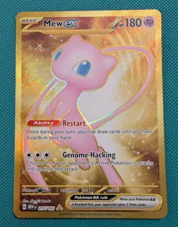 Pokemon TCG Mew ex SV: Scarlet & Violet 151 Hyper Rare Full Art Holo 205/165 - Image 1