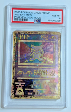 2000 Pokemon Ancient Mew PSA 8 NM-MT GAME MOVIE POKEMON 2000 Double Swirl! - Image 1