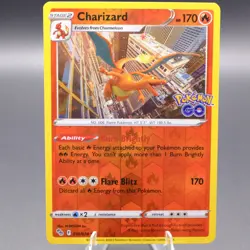 Charizard 010/078 Holo Rare Pokemon GO Pokemon TCG NM - Image 1
