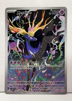 Xerneas 091/086 Crown Zenith Full Art Holo Illustration Rare Pokemon - Image 1