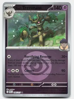 Hop's Trevenant (Energy Symbol Pattern) 096/217 Holo Ascended Heroes Pokemon NM - Image 1