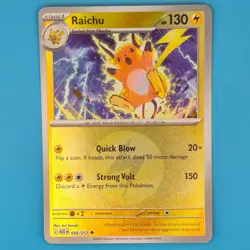 RAICHU (ENERGY SYMBOL PATTERN) 056/217 ASCENDED HEROES POKEMON REVERSE HOLO NM/M - Image 1