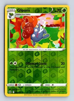 Gloom 002/159 UC Crown Zenith Pokemon Reverse Holo NM/M - Image 1