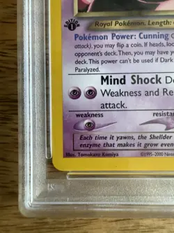 Pokemon TCG PSA 7 2002 Neo Destiny Dark Slowking 20/105 Holo Rare 1st Ed - Image 4