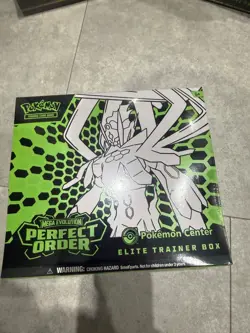 Pokemon TCG Mega Perfect Order ETB Pokemon Center Exclusive - Brand New Sealed - Image 1