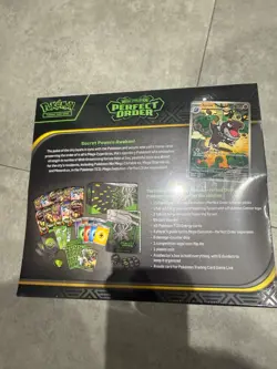 Pokemon TCG Mega Perfect Order ETB Pokemon Center Exclusive - Brand New Sealed - Image 3