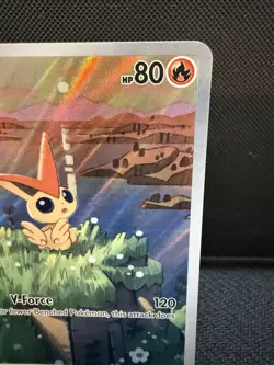 Pokemon TCG Victini #208 Black Star Promo Scarlet & Violet Full Art Promo NM - Image 2