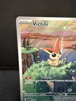Pokemon TCG Victini #208 Black Star Promo Scarlet & Violet Full Art Promo NM - Image 5