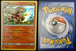 Arcanine 22/149 Holo Holo Rare SM Base Set Pokemon Holo Near Mint - Image 1