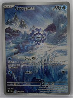 Pokemon TCG Cryogonal 111/086 – White Flare IR – NM - Image 1