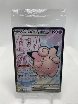 Lillie's Clefairy ex SVP 195 Black Star Promo sealed - Image 2