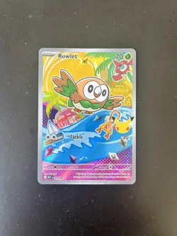 Pokemon TCG First Partner Illustration Rowlet (untracked) - Image 1