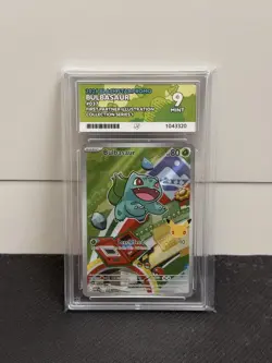 Pokemon Graded Card - Bulbasaur MEP 037 ACE 9 MINT - First Partner Illustration - Image 1