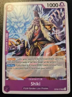 Shiki OP06-073 Uncommon Wings Of The Captain One Piece Card Game - Image 1