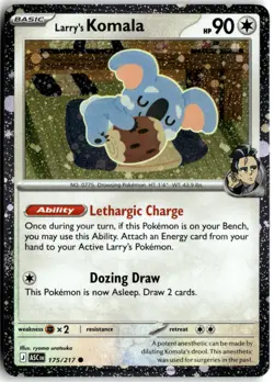 Larrys Komala Cosmos Holo 175/217 Holo Miscellaneous Cards & Products Pokemon NM - Image 1