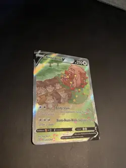 Pokemon TCG Greedent v Full Art Ultra Rare Alternate Card Fusion Strike 257/164 - Image 4