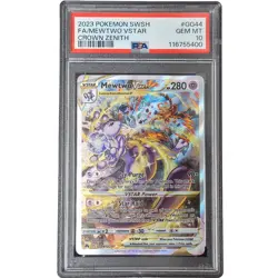 Mewtwo VSTAR #GG44/GG70 Crown Zenith PSA 10 Pokemon Card *AE - Image 1