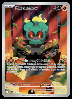 MARSHADOW 146/132 ILLUSTRATION RARE MEGA EVOLUTION POKEMON NM - Image 1