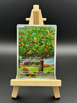 185/167 Applin Illustration Rare Pokemon TCG Twilight Masquerade Pokemon NM - Image 1
