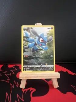 Pokemon TCG Riolu Crown Zenith Galarian Gallery Holo Card GG26/GG70 - Image 1