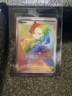 Marnie 208/202 Sword & Shield Rainbow Rare NM - Image 1