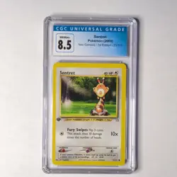CGC 8.5 Sentret 1st Edition 71/111 Neo Genesis Pokemon 2000 - Image 2