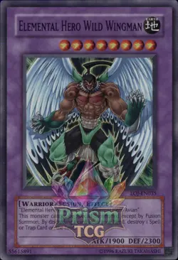 Elemental HERO Wild Wingman super rare EOJ-EN035 Yugioh - Image 1
