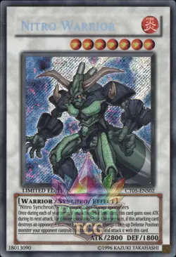 Nitro Warrior secret rare CT05-ENS02 Yugioh - Image 1