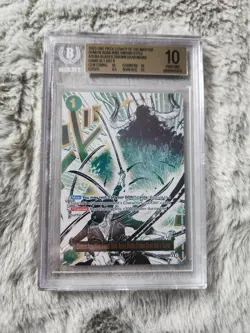 One Piece Demon Aura Nine Sword Style Dead Man's Game Alt Art OP12-037 BGS 10 - Image 1