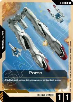 Parts T-021 English Common Phantom Aria Gundam Card Game - Image 1