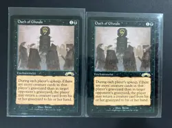 2 x OATH OF GHOULS from Exodus MTG Magic the Gathering Vintage RESERVED LIST - Image 1