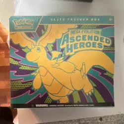 Pokemon TCG Mega Evolution: Ascended Heroes Elite Trainer Box Dragonite 2025 - Image 1
