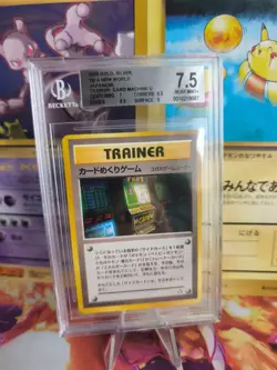 Pokemon Card Arcade Slot Machine Banned Neo Genesis Japan BGS Beckett 7.5 (8.5) - Image 1