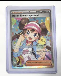 Rosa's Encouragement 123/088 - SIR - Perfect Order Pokemon Card NM/M - Image 1