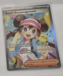Rosa's Encouragement 123/088 - SIR - Perfect Order Pokemon Card NM/M - Image 3