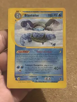 Blastoise 37/165 Set Expedition Rara Carta Pokemon Italiana Good Played - Image 1