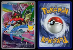 Litten - 044 Mega Evolution Promo MEP Holo Promo First Partner Pokemon NM - Image 3