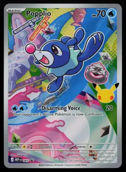 Popplio - 045 045 ME: Mega Evolution Promo MEP Holo Promo Pokemon NM - Image 1