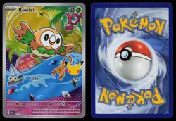 Rowlet - 043 Mega Evolution Promo MEP Holo Promo First Partner Pokemon NM - Image 3