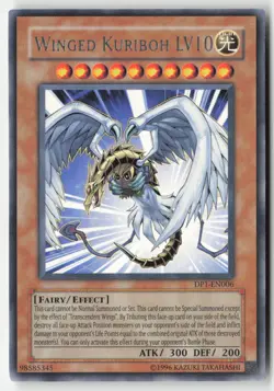 Yugioh - Winged Kuriboh LV10 DP1-EN006 Unlimited - Duelist Pack 1: Jaden Yuki - Image 1