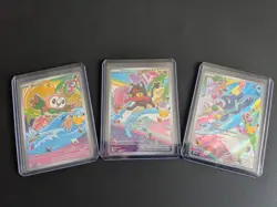 Pokemon TCG First Partner Illustration Collection Alola Series 1 Gen 7 -SET OF 3 - Image 1