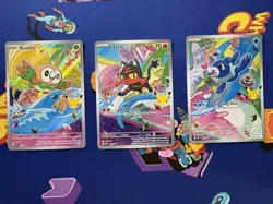 Pokemon TCG First Partner Illustration Collection Alola Series 1 Gen 7 -SET OF 3 - Image 1
