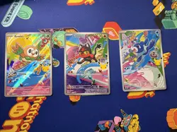 Pokemon TCG First Partner Illustration Collection Alola Series 1 Gen 7 -SET OF 3 - Image 1