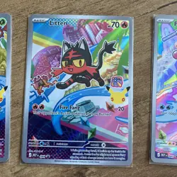 Pokemon TCG First Partner Illustration Collection Alola Series 1 Gen 7 -SET OF 3 - Image 3