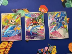 Pokemon TCG First Partner Illustration Collection Alola Series 1 Gen 7 -SET OF 3 - Image 1