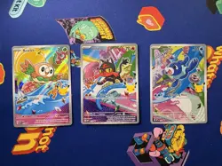 Pokemon TCG First Partner Illustration Collection Alola Series 1 Gen 7 -SET OF 3 - Image 1