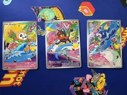 Pokemon TCG First Partner Illustration Collection Alola Series 1 Gen 7 -SET OF 3 - Image 1