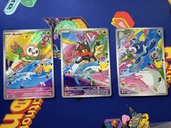 Pokemon TCG First Partner Illustration Collection Alola Series 1 Gen 7 -SET OF 3 - Image 1