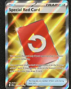 Special Red Card 113/086 Ultra Rare - Chaos Rising - Pokemon TCG - Mint/NM - Image 1